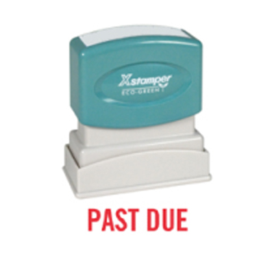 1362 Past Due Stock Xstamper