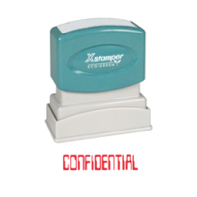 1604 Confidential Stock Xstamper