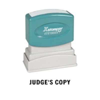 1815 Judge's Copy Stock Xstamper