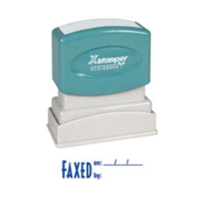 1820 Faxed On/By Stock Xstamper