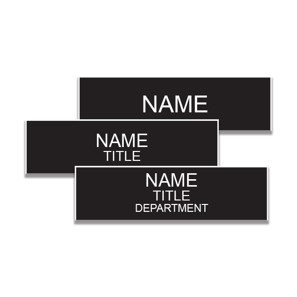 1" x 8" Nameplate
