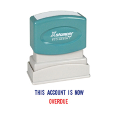2004 Account Now Overdue Stock Xstamper