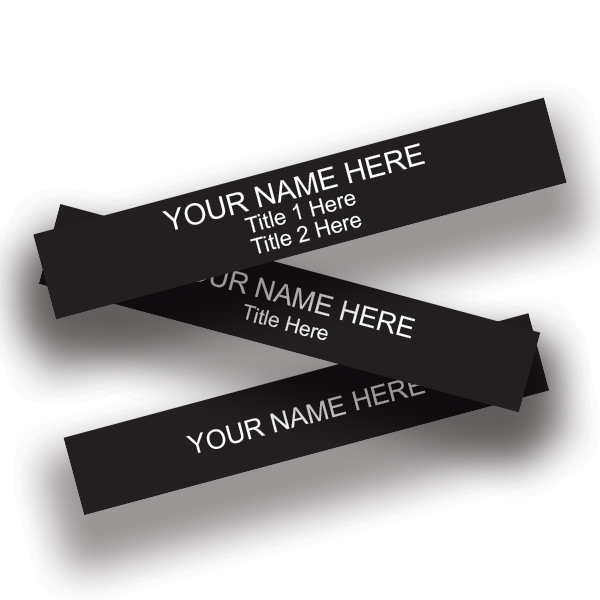 2" x 12" Nameplate