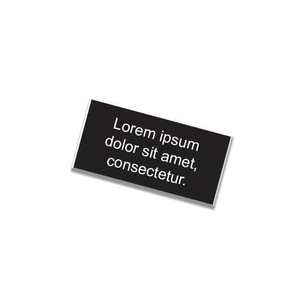 1" x 8" Nameplate