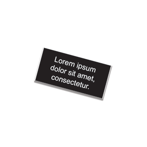 1" x 8" Nameplate https://d2tl9ctlpnidkn.cloudfront.net/owlstampo/images/product/2x4_Plate_Sm.png