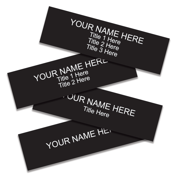3" x 10" Nameplate