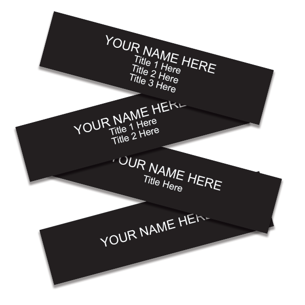3" x 12" Nameplate