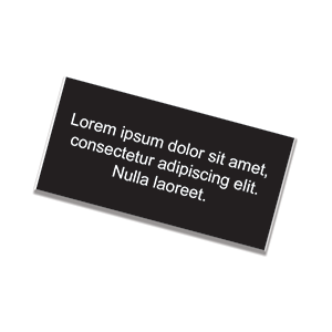 1" x 8" Nameplate https://d2tl9ctlpnidkn.cloudfront.net/owlstampo/images/product/3x6_Plate_Sm.png