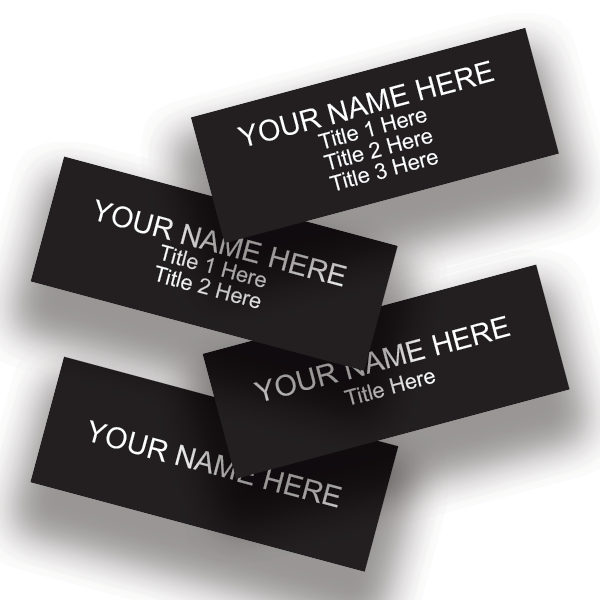 3" x 8" Nameplate
