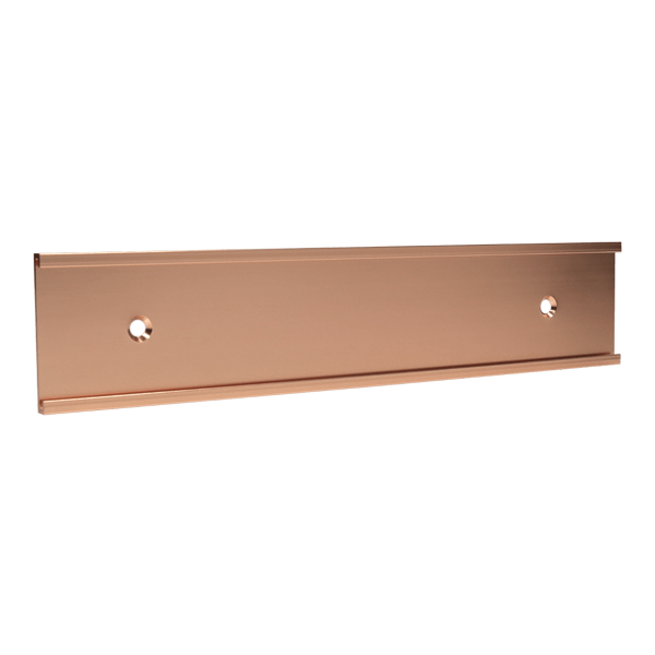 1" x 8" Rose Gold Wall Holder