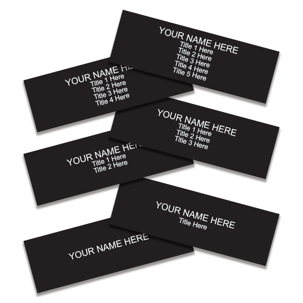 4" x 12" Nameplate