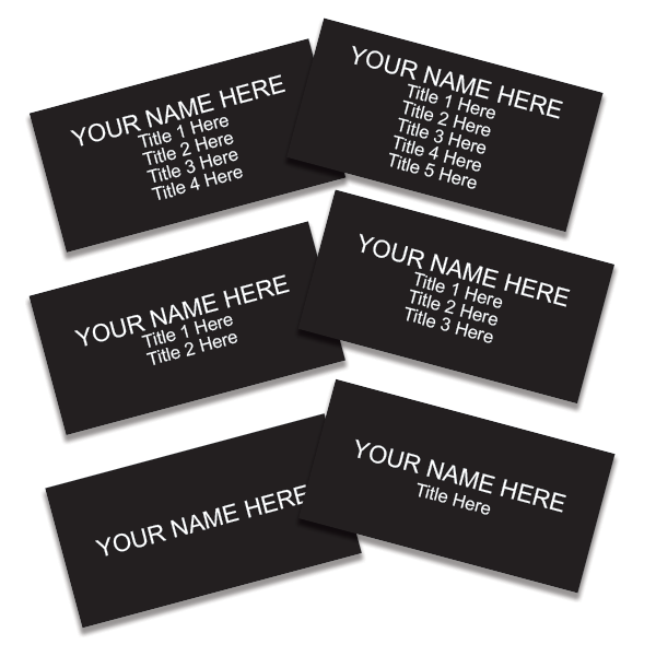 4" x 8" Nameplate