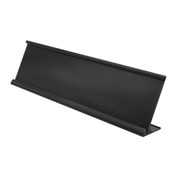 2" x 8" Black Desk Holder