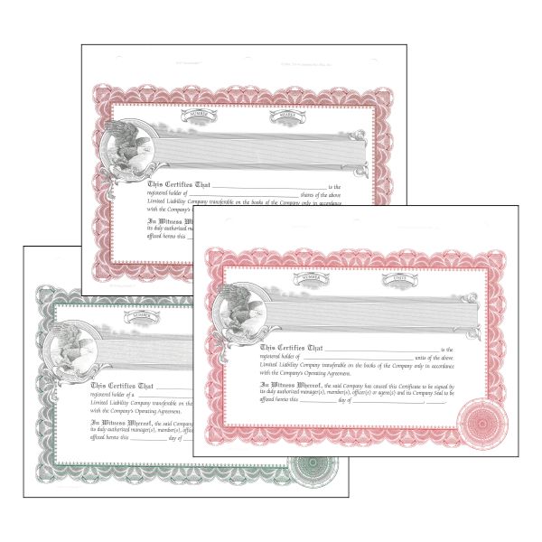20 LLC/LLP Certificates 20 LLC/LLP Certificates