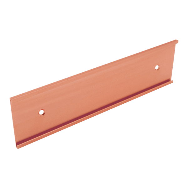 2" x 8" Black Desk Holder