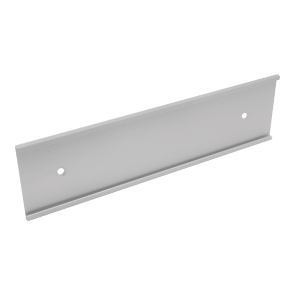 2" x 10" Satin Silver Wall Holder