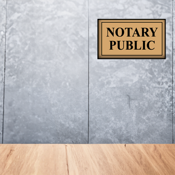 5" x 7" Notary Sign 5