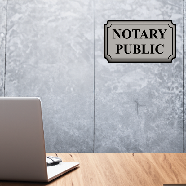 5" x 7" Notary Sign 2