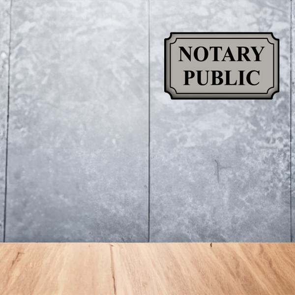 5" x 7" Notary Sign 2