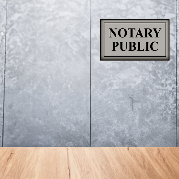 5" x 7" Notary Sign 3