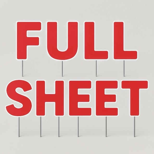 Make Your Own Full Sheet
