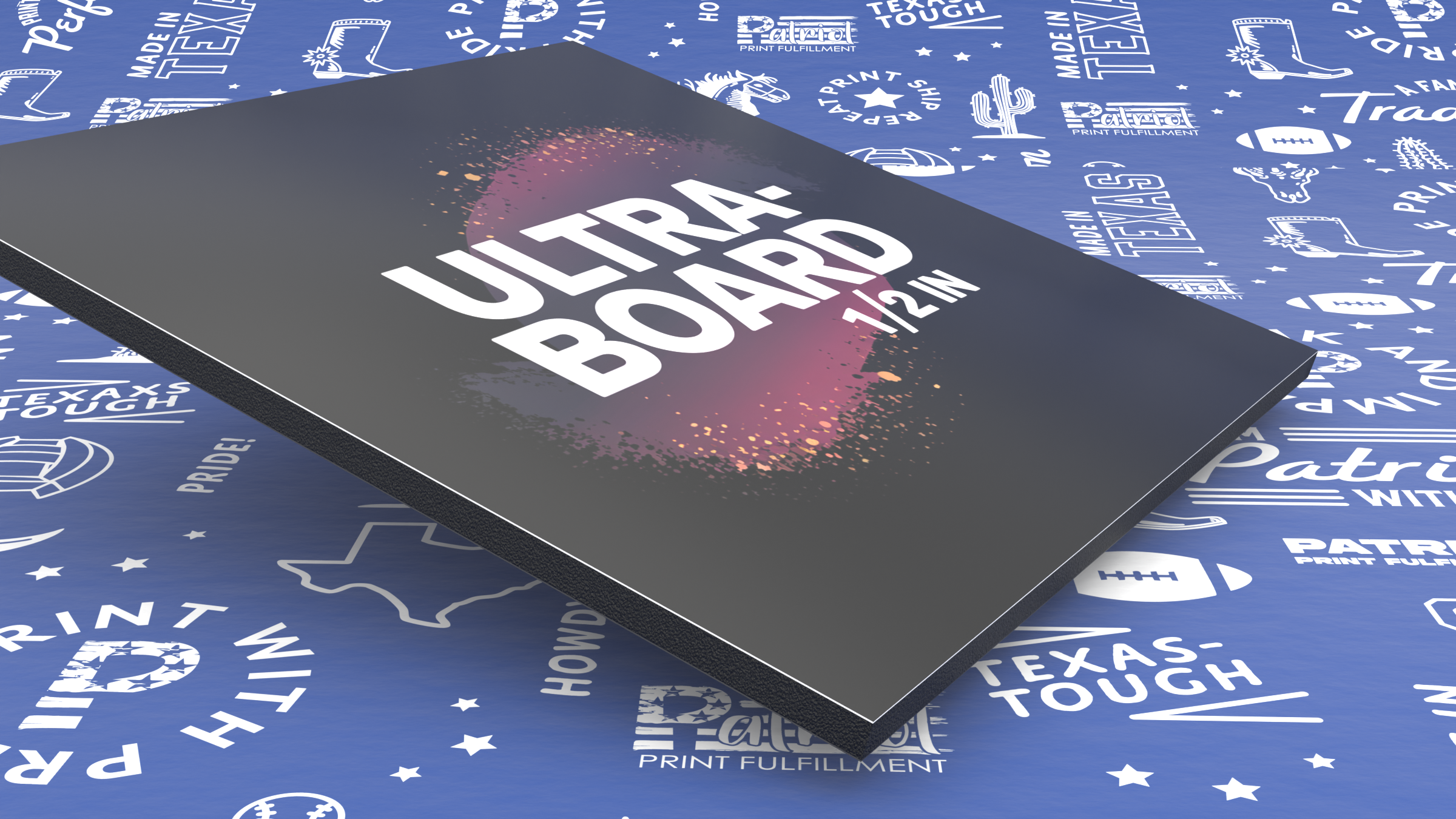 1/2 Black Ultraboard