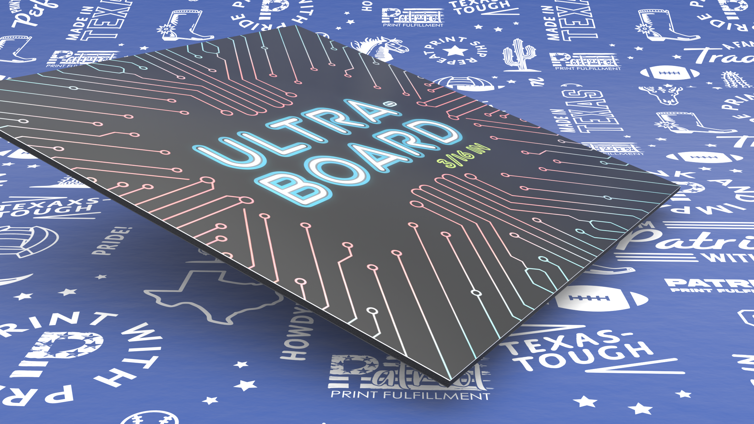 3/16 Black Ultraboard