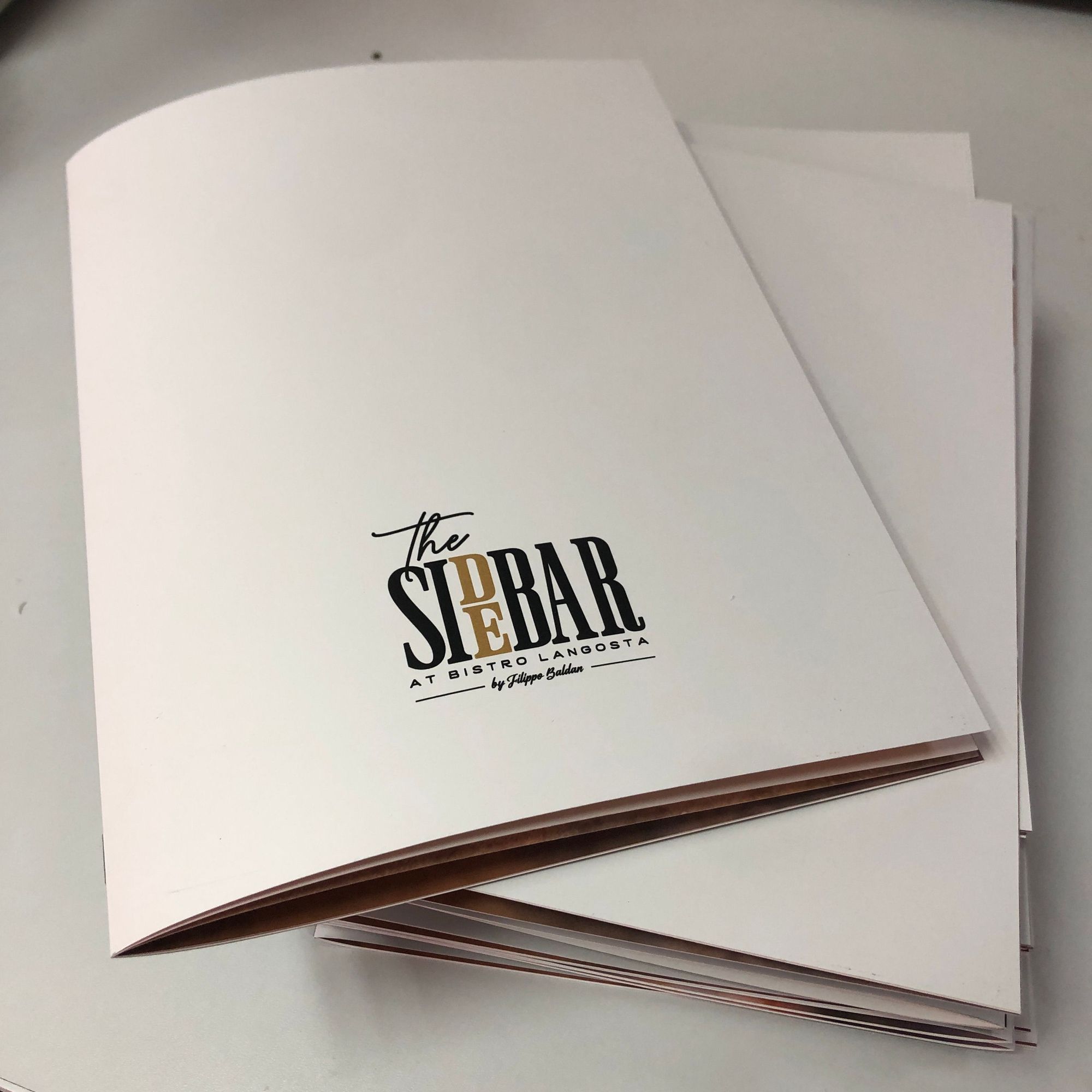 Stapled Menus 4