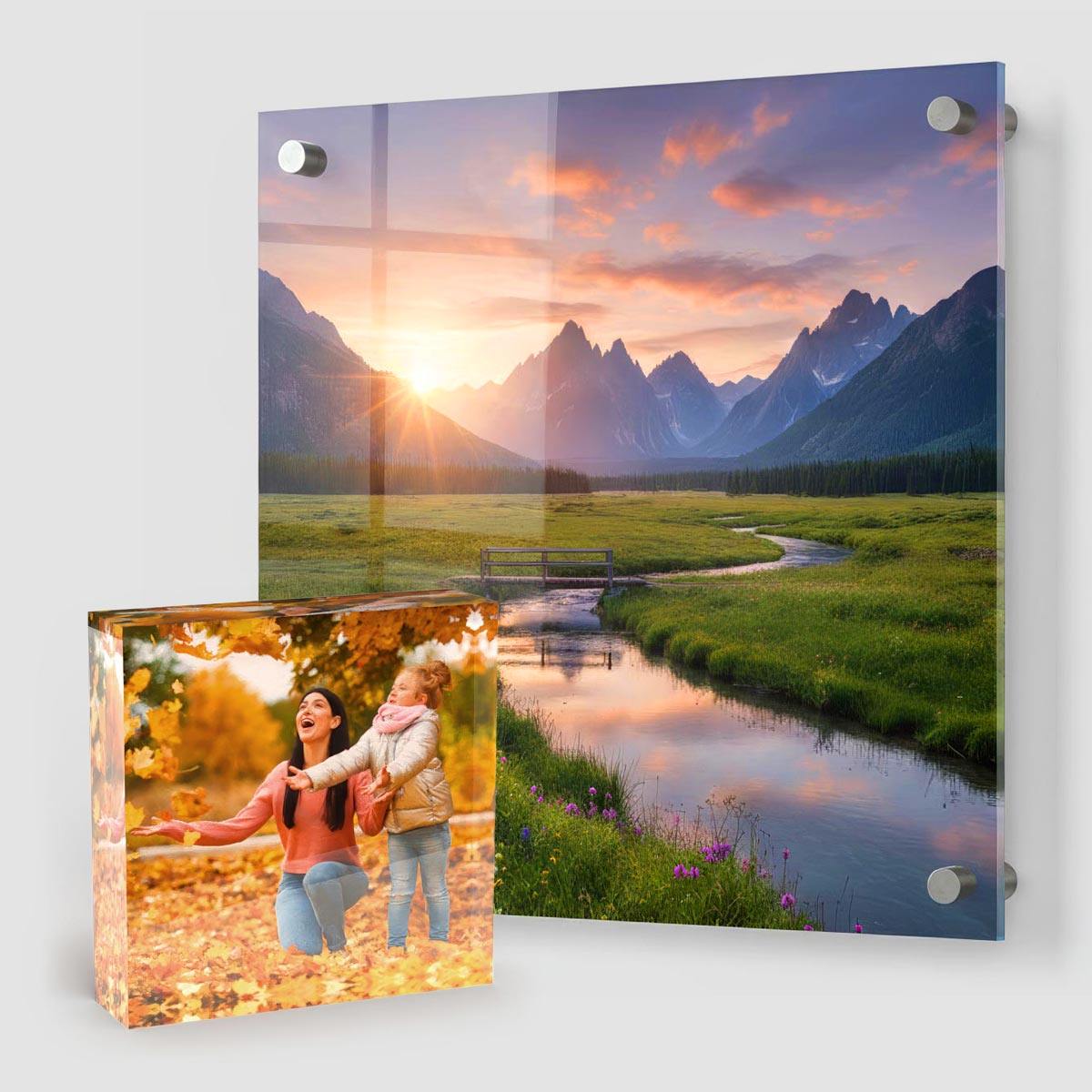 Custom acrylic printing services