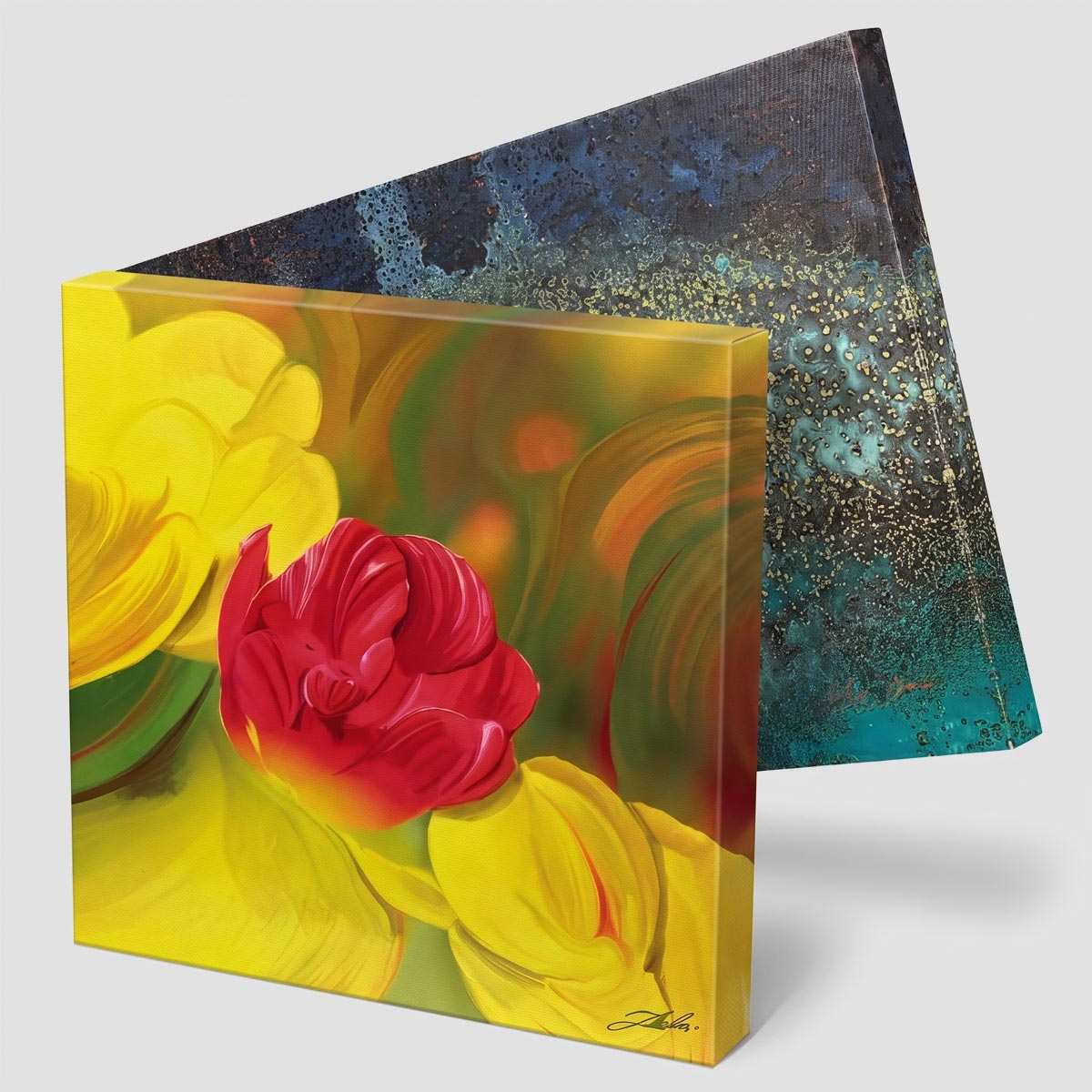 Custom canvas wrap printing