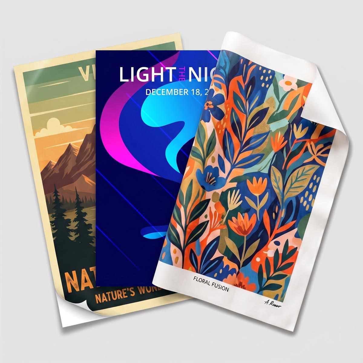 Specialty poster printing category