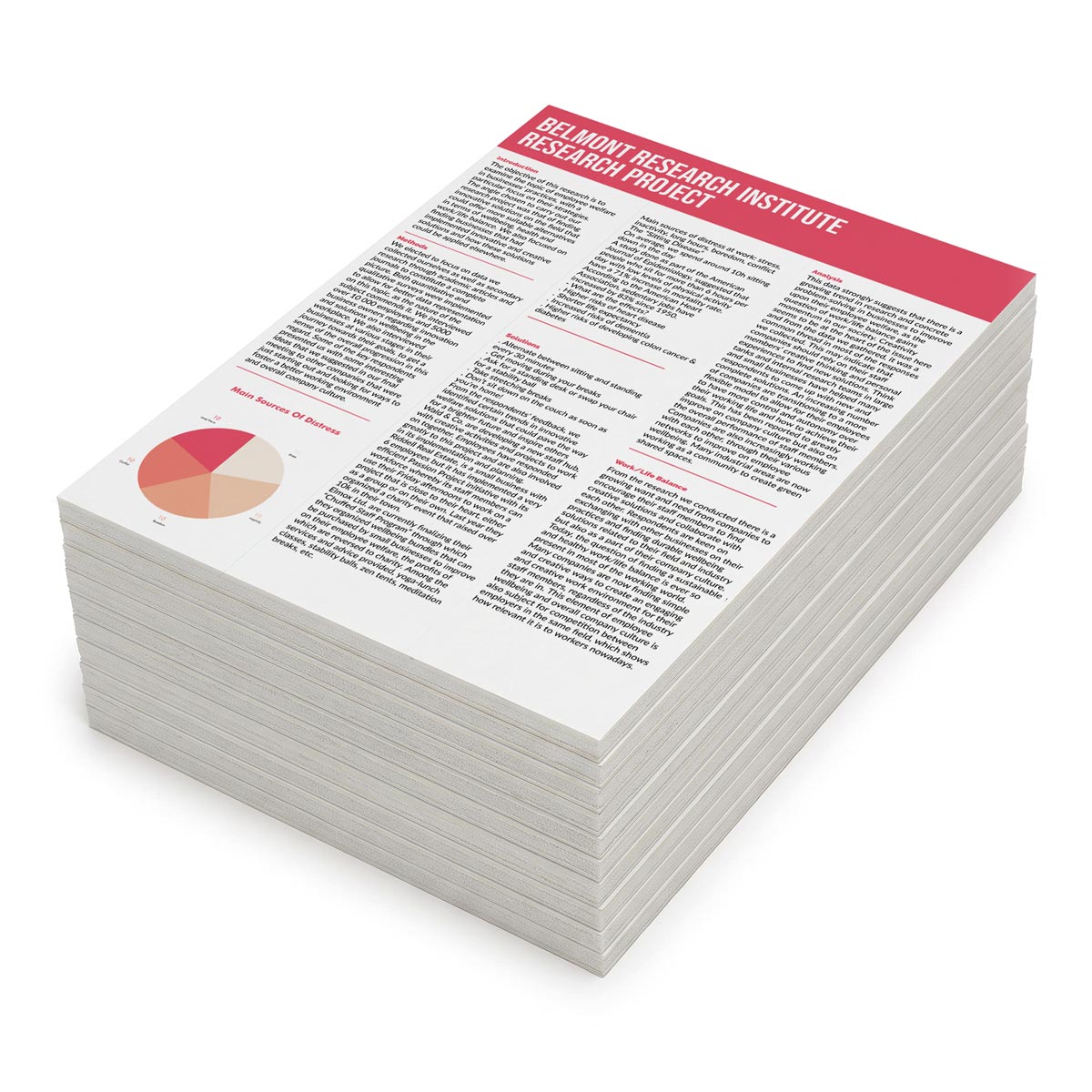 Stack of rigid custom printed poster boards featuring a restaurant burger promotional design.