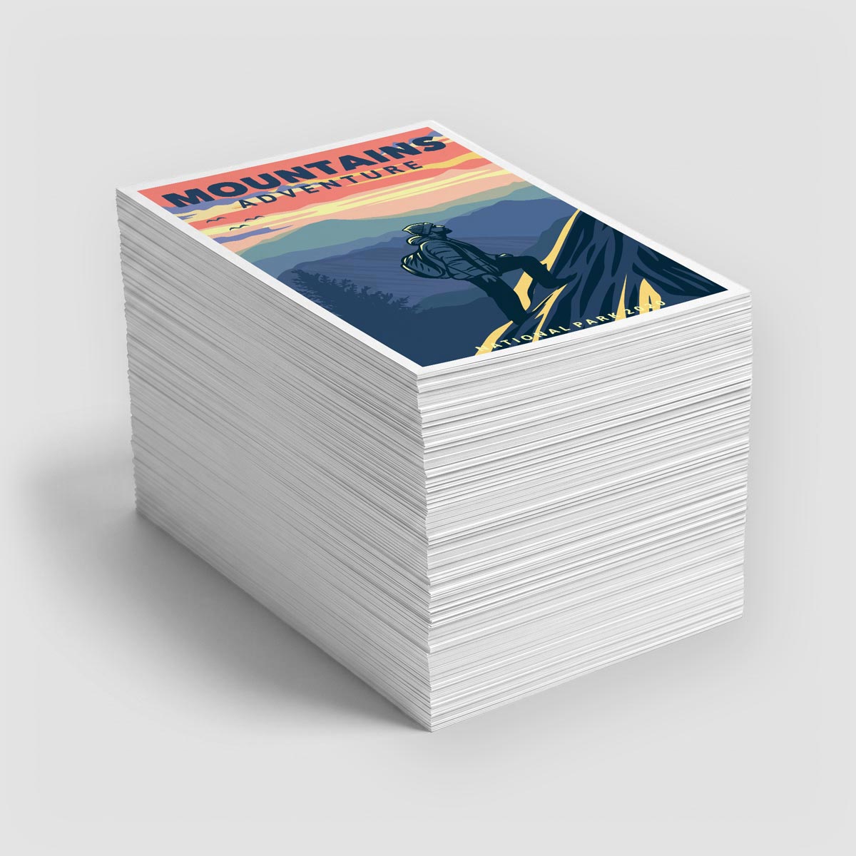 Stack of bulk small posters