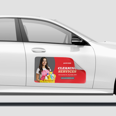 Custom car magnet