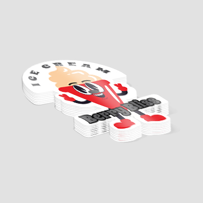 Custom die-cut vinyl stickers
