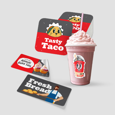Custom sticker printing category