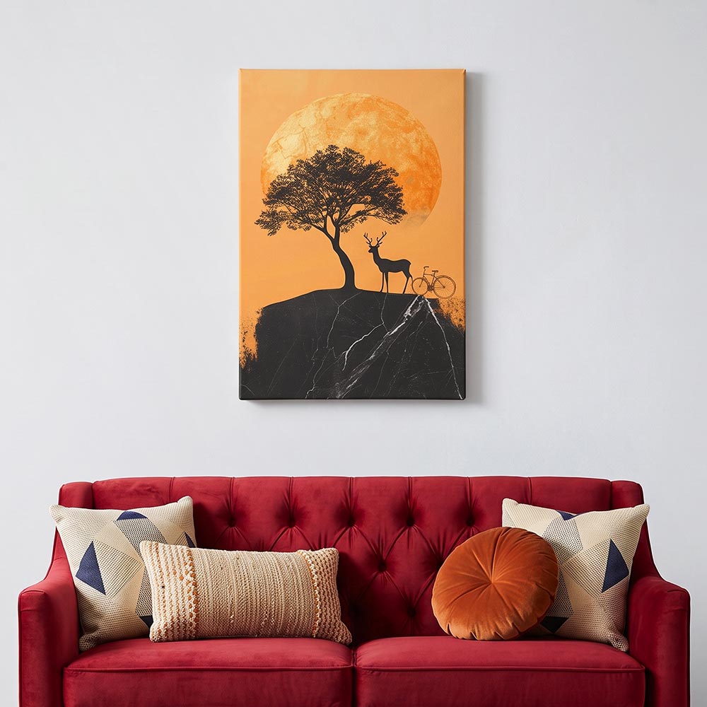 Custom canvas wrap wall print