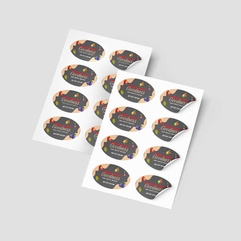 Oval Stickers 2