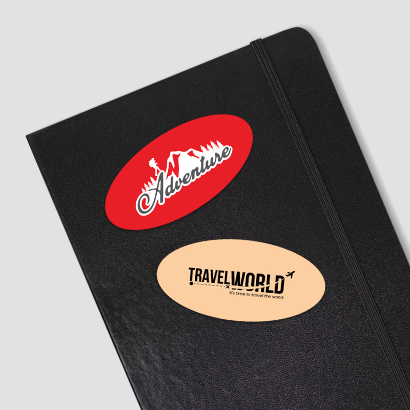Oval Stickers 4