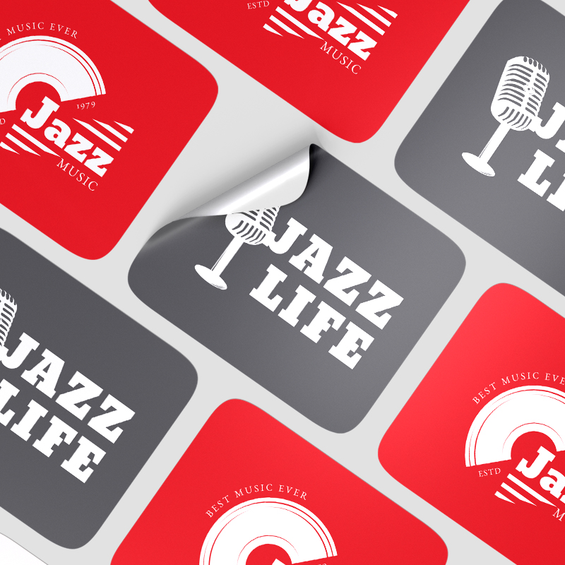 Rounded Corner Stickers 2