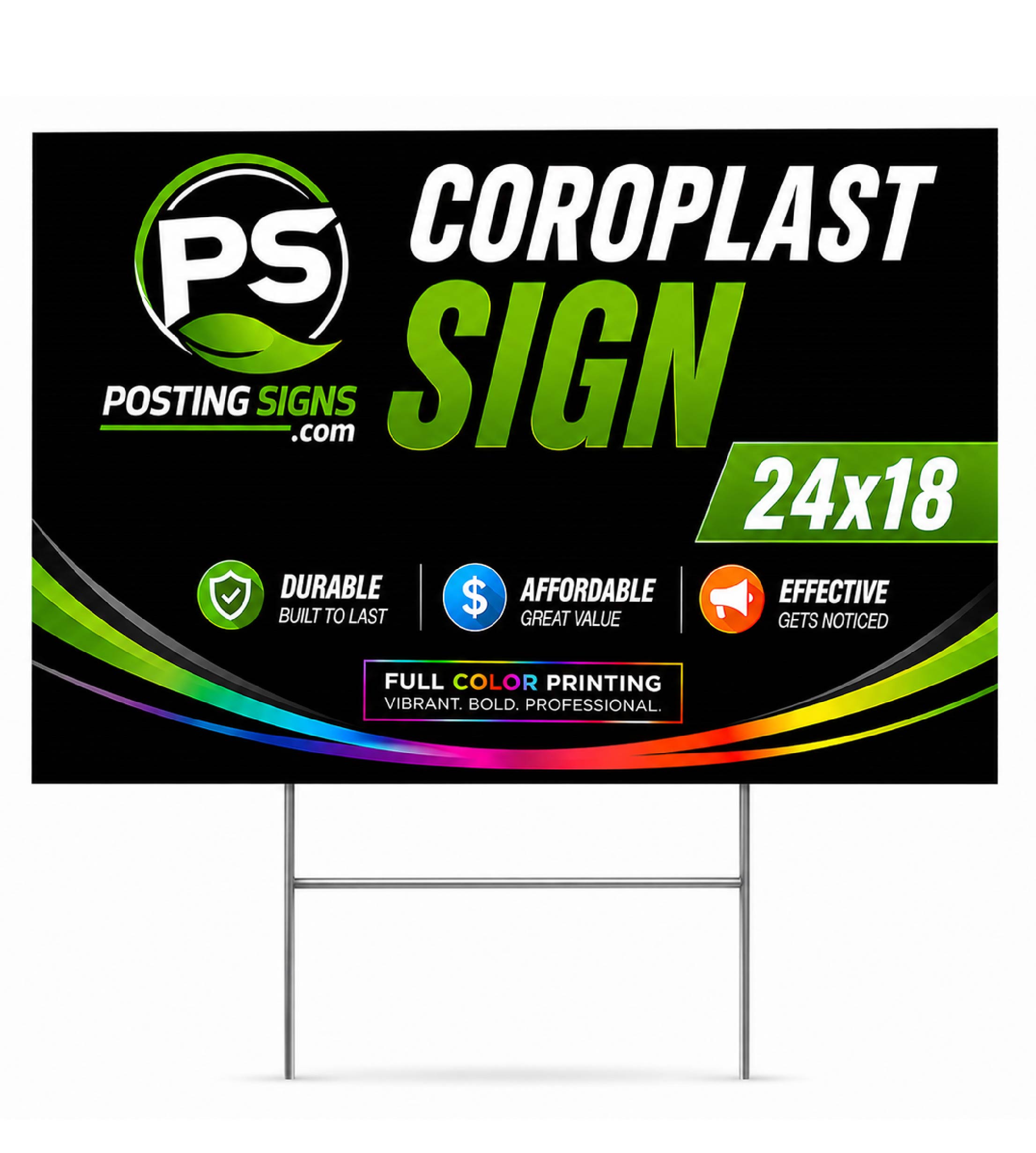 18x24 Coroplast Signs