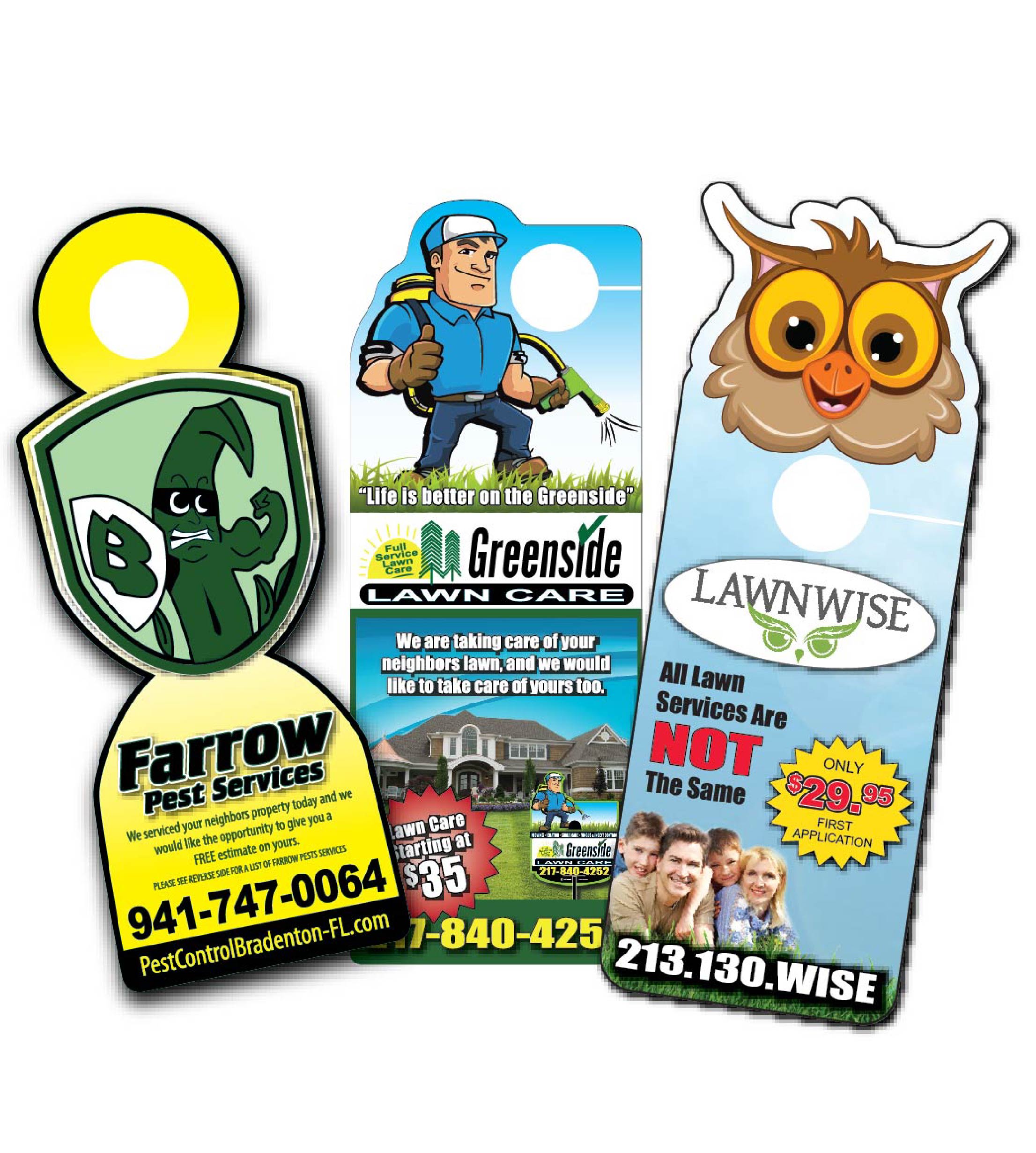 Custom Die Cut Door Hangers