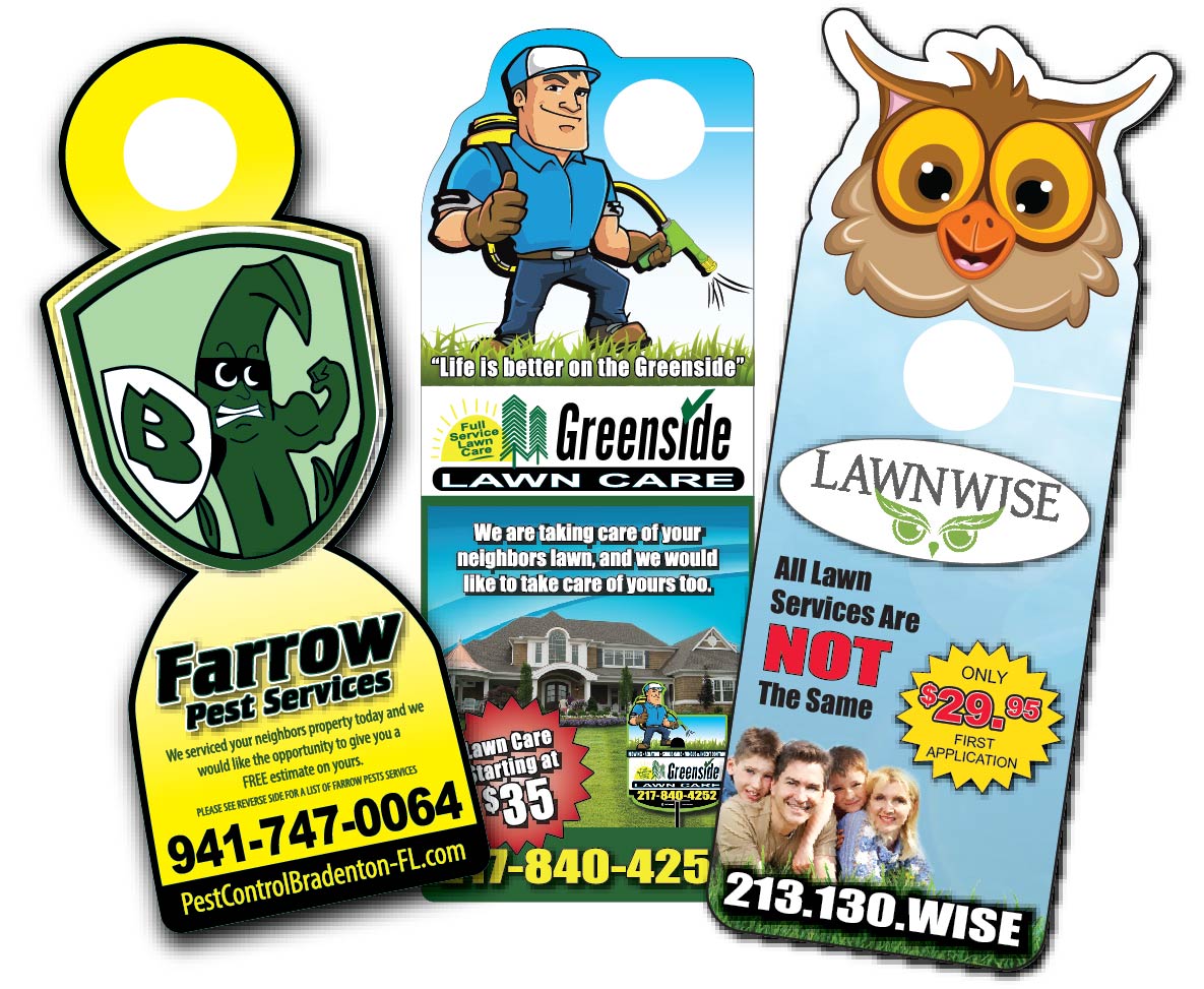 Custom Die Cut Door Hangers