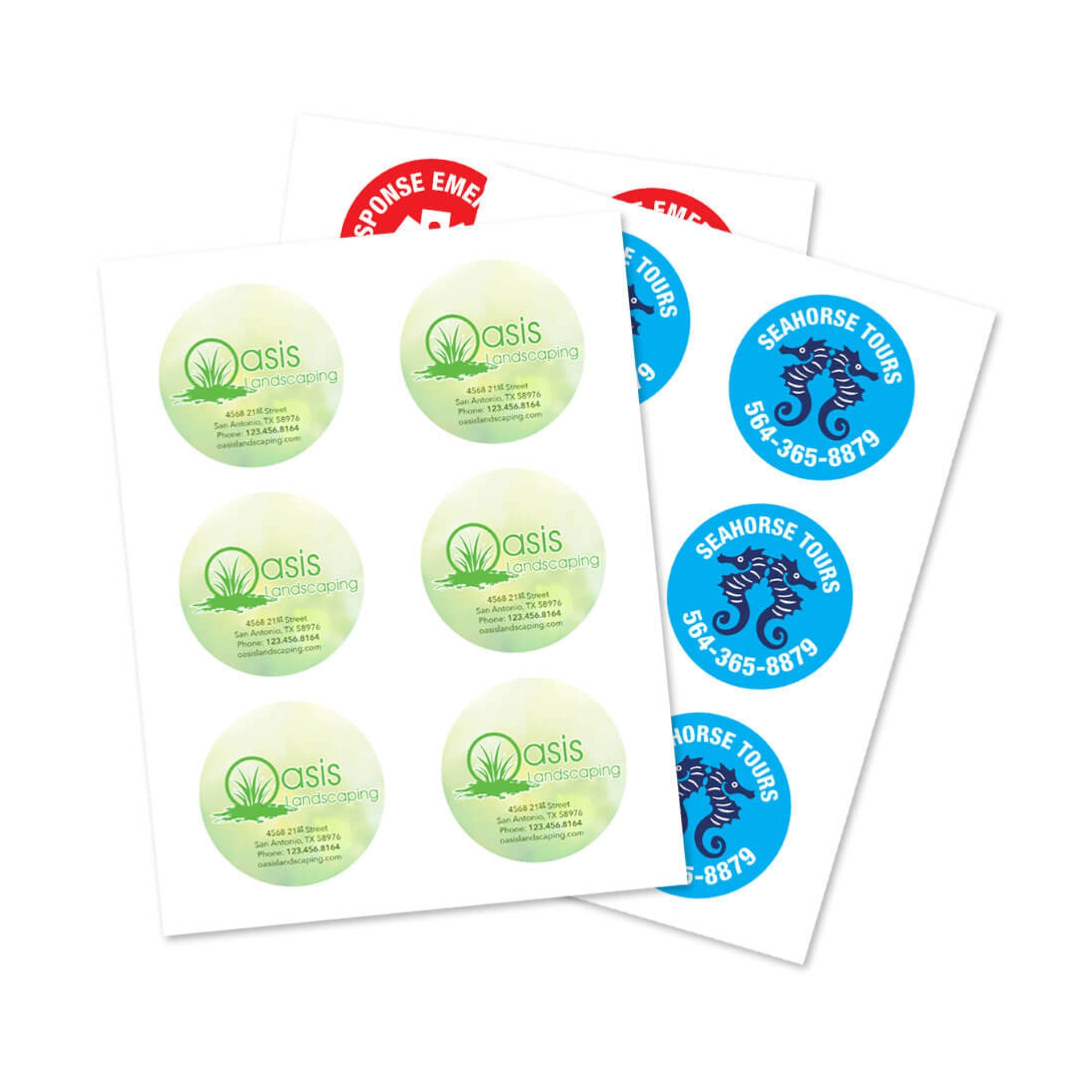 Sheet Label Printing