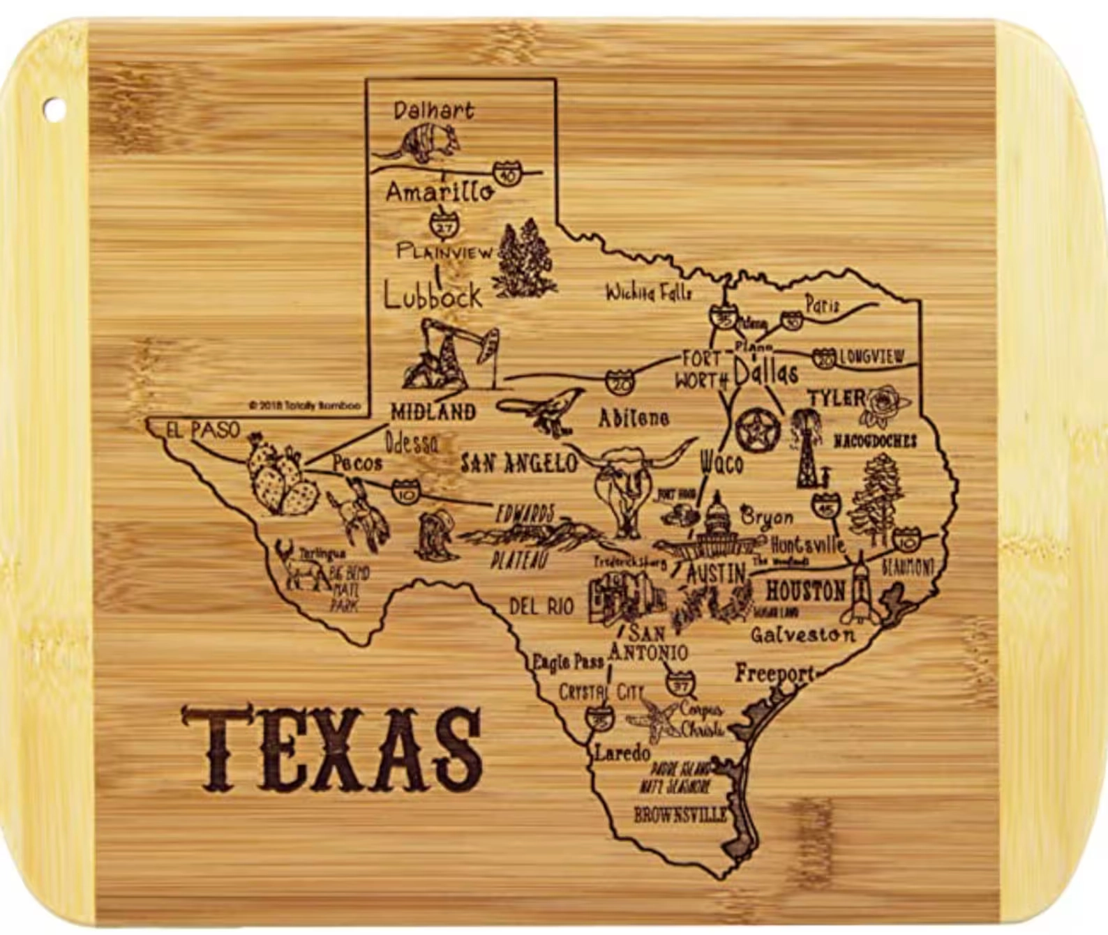 Cutting Board | Texas Two-Tone