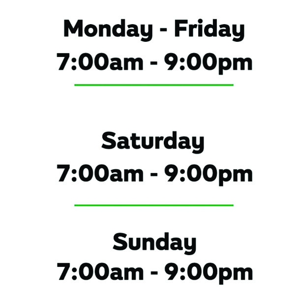 Business Hour Sign Only