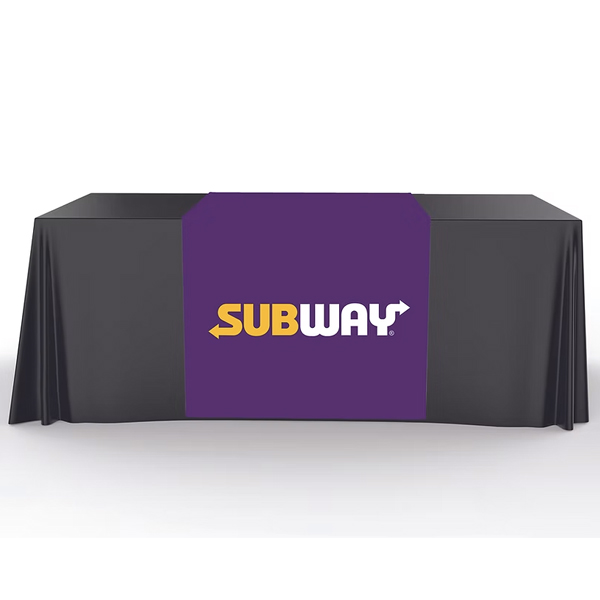Purple Table Runner - Subway Logo