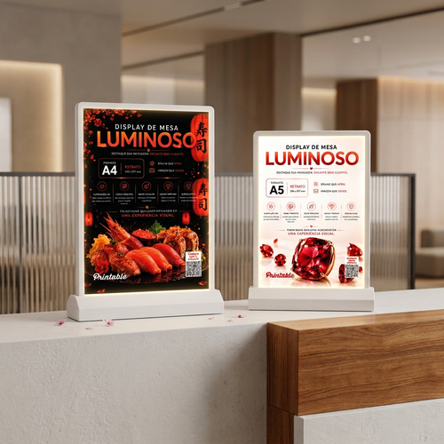 Display de Mesa Luminoso
