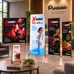 X-banner Família Completa