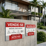 Placa Imobiliária Personalizada 2
